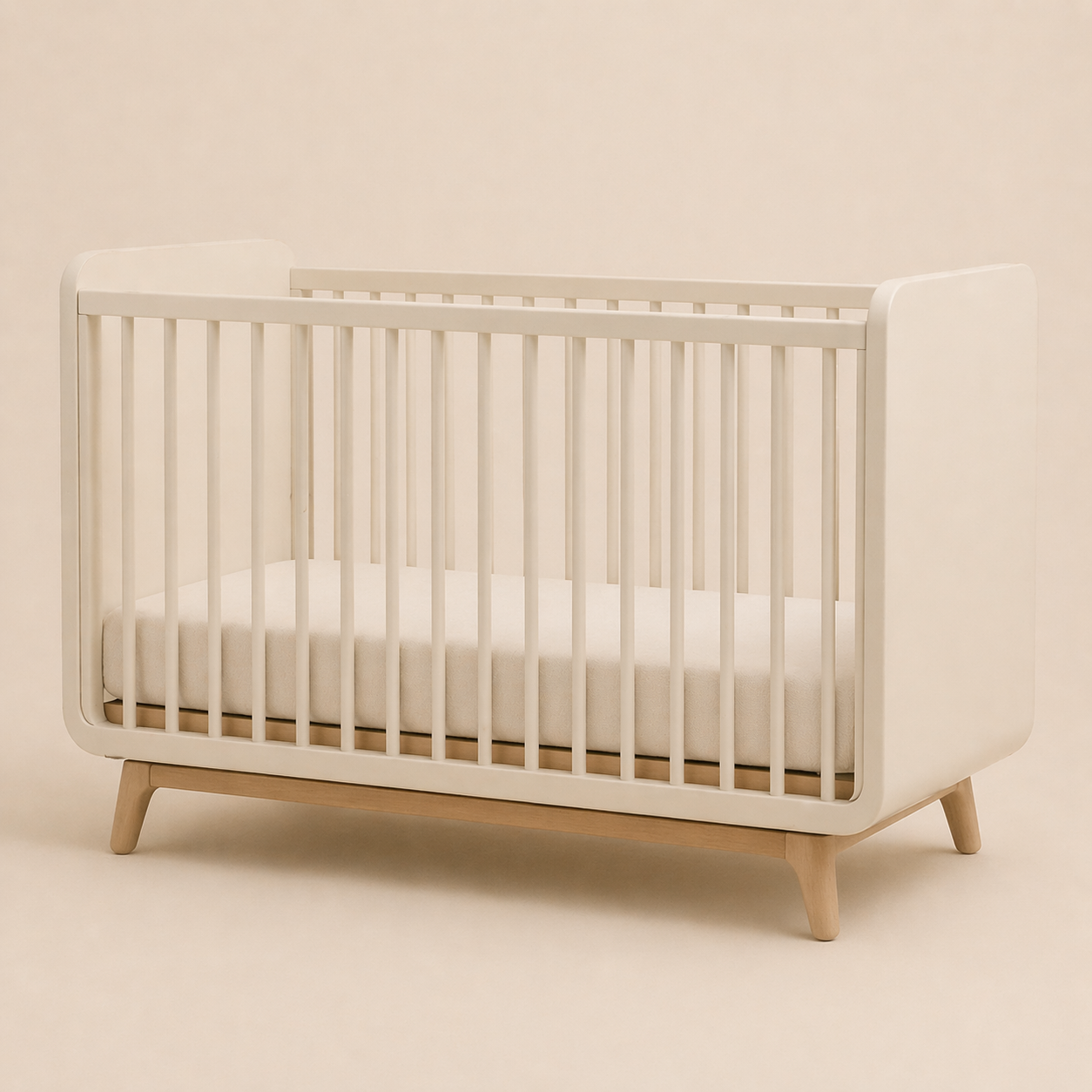 Modern baby crib