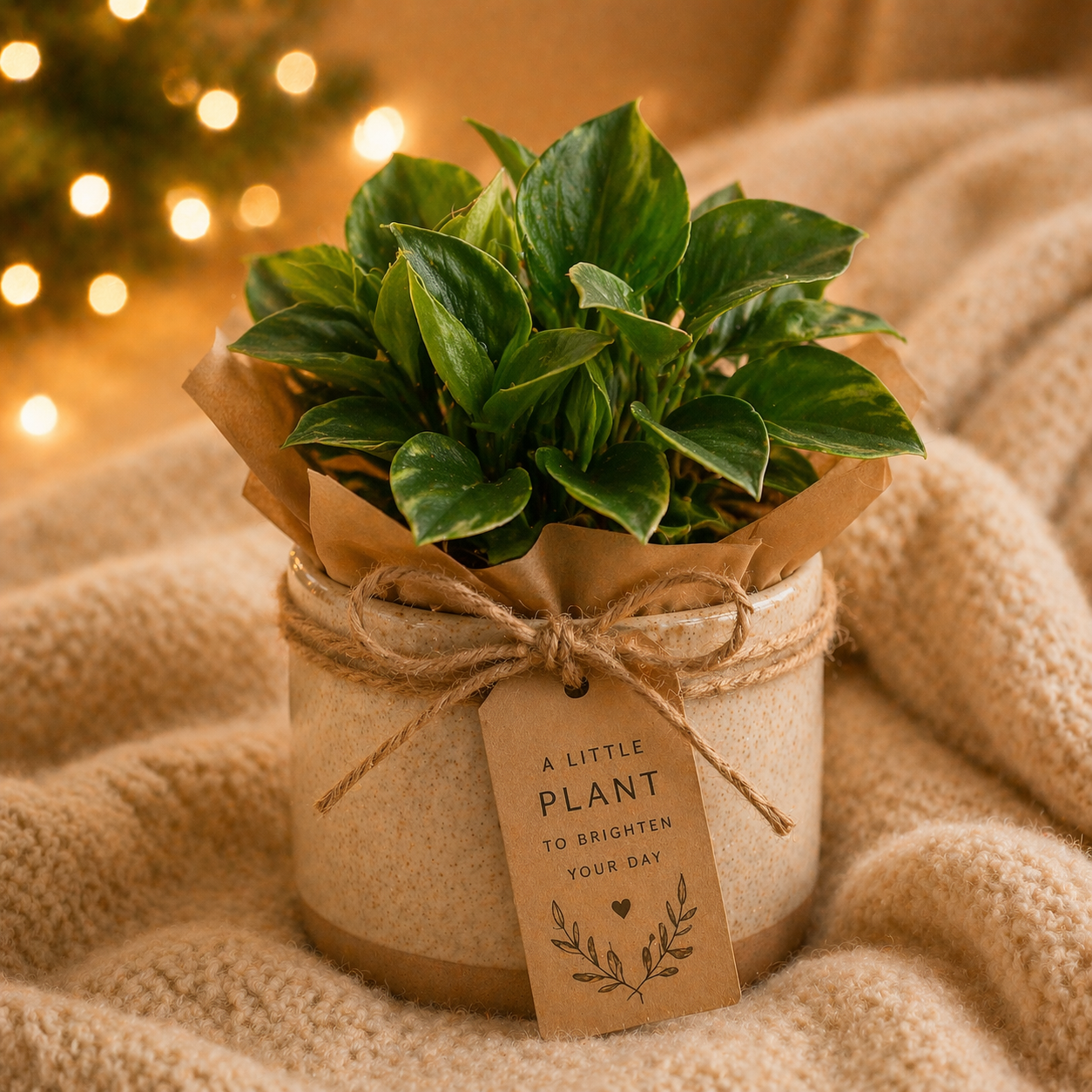 Small potted plant gift