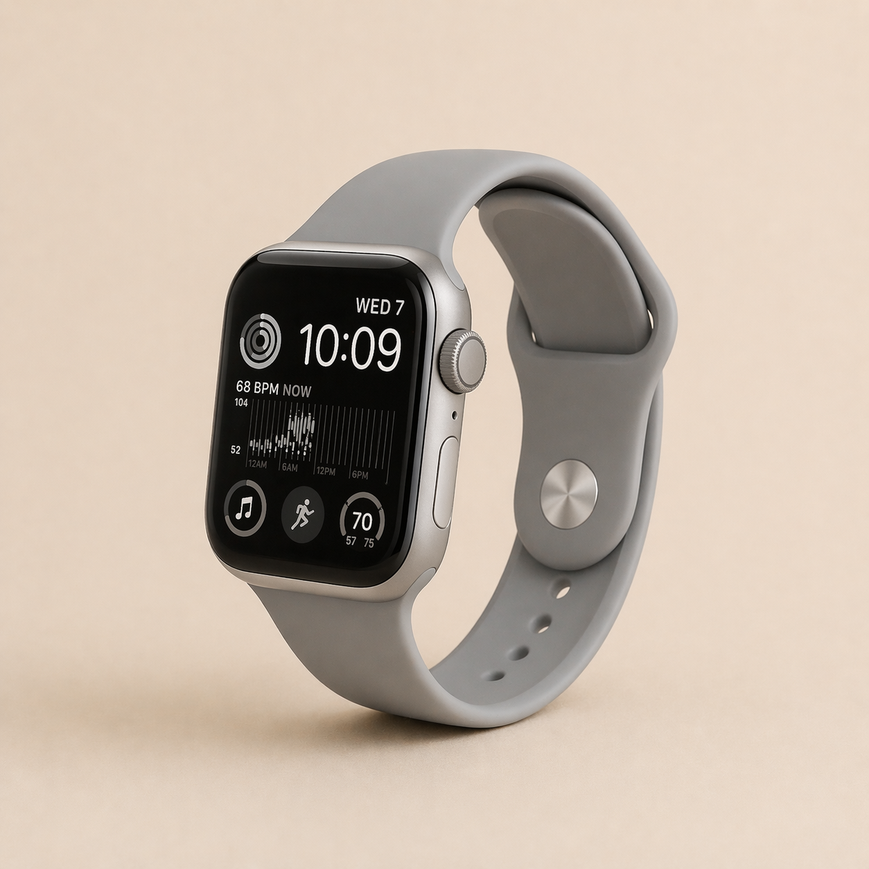 Smartwatch with gray band